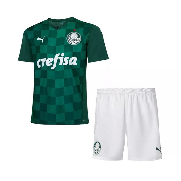 Maillot Football Palmeiras Domicile Enfant 2021-22 Vert